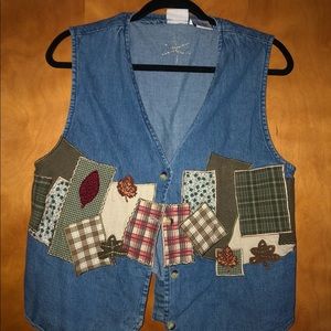 Leaves Jean Vest